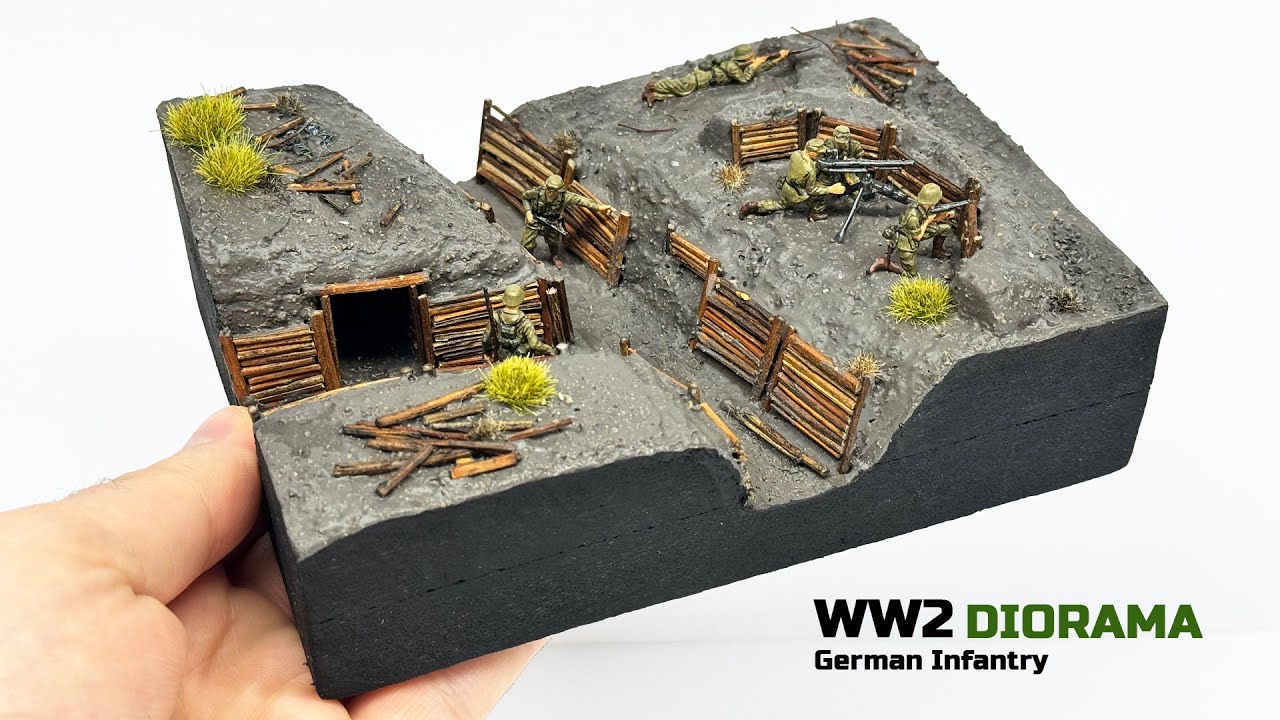 Делаем диораму Второй мировой войны в масштабе 1/72