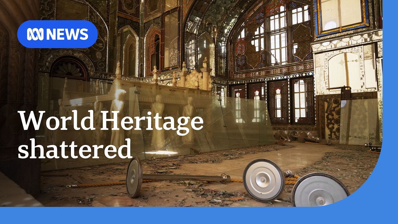 Iranian palaces, World Heritage sites smashed by US, Israel strikes | The World | ABC NEWS