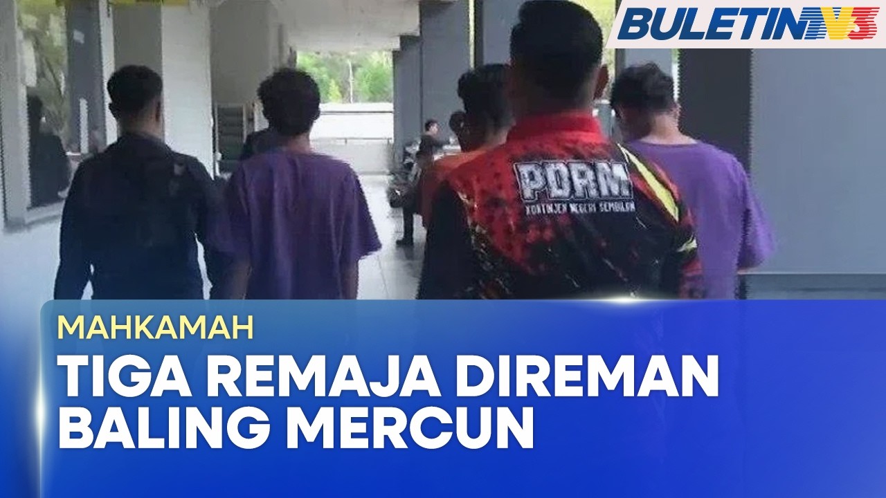 MAHKAMAH | Baling Mercun Ke Rumah Warga Emas, Tiga Remaja Direman (BU)