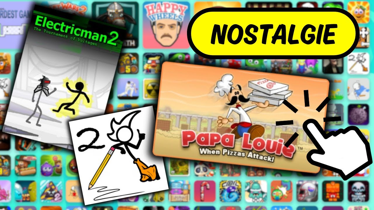Ces 3 jeux Flash m'ont renvoy&eacute; en enfance !!