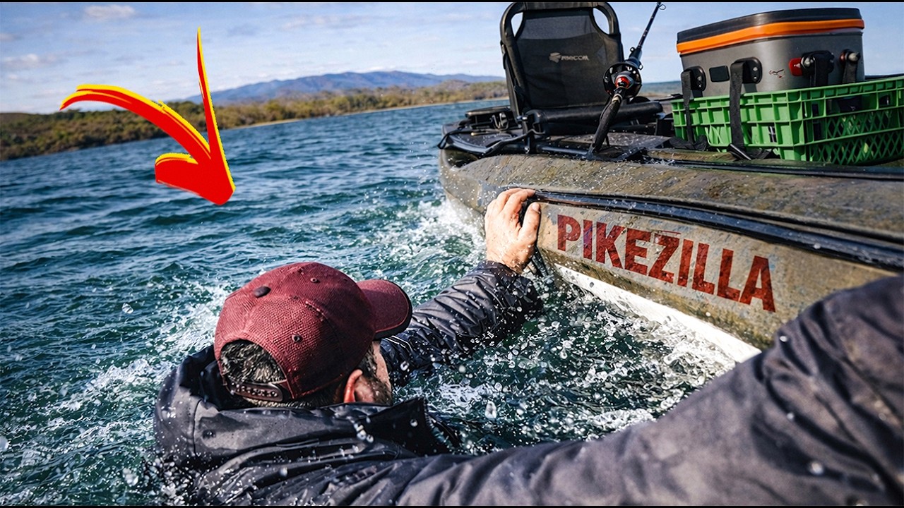 I Was After Legendary Fish but I Fell Out of My Kayak in Freezing Water… Here's What Happened