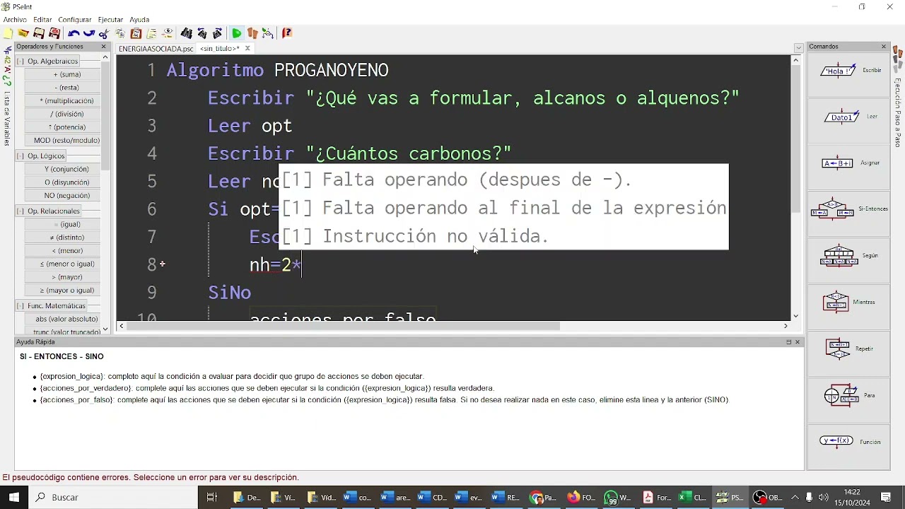 Fórmula general Alcanos y Alquenos Química PSEINT 1BACHA CDYPC IES Monterroso