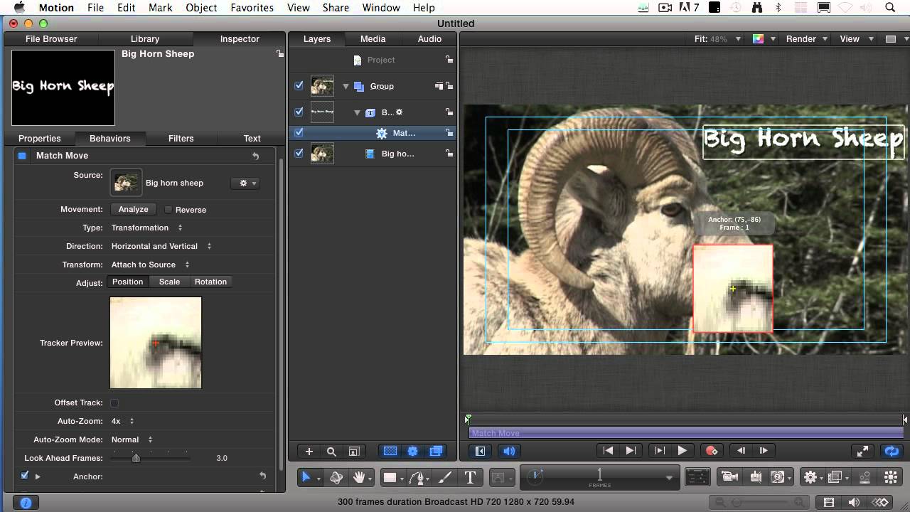 How to do Motion Tracking in Motion 5