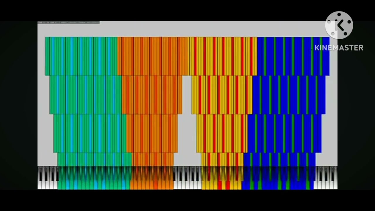 tetris block art merged My version 1 MIDI