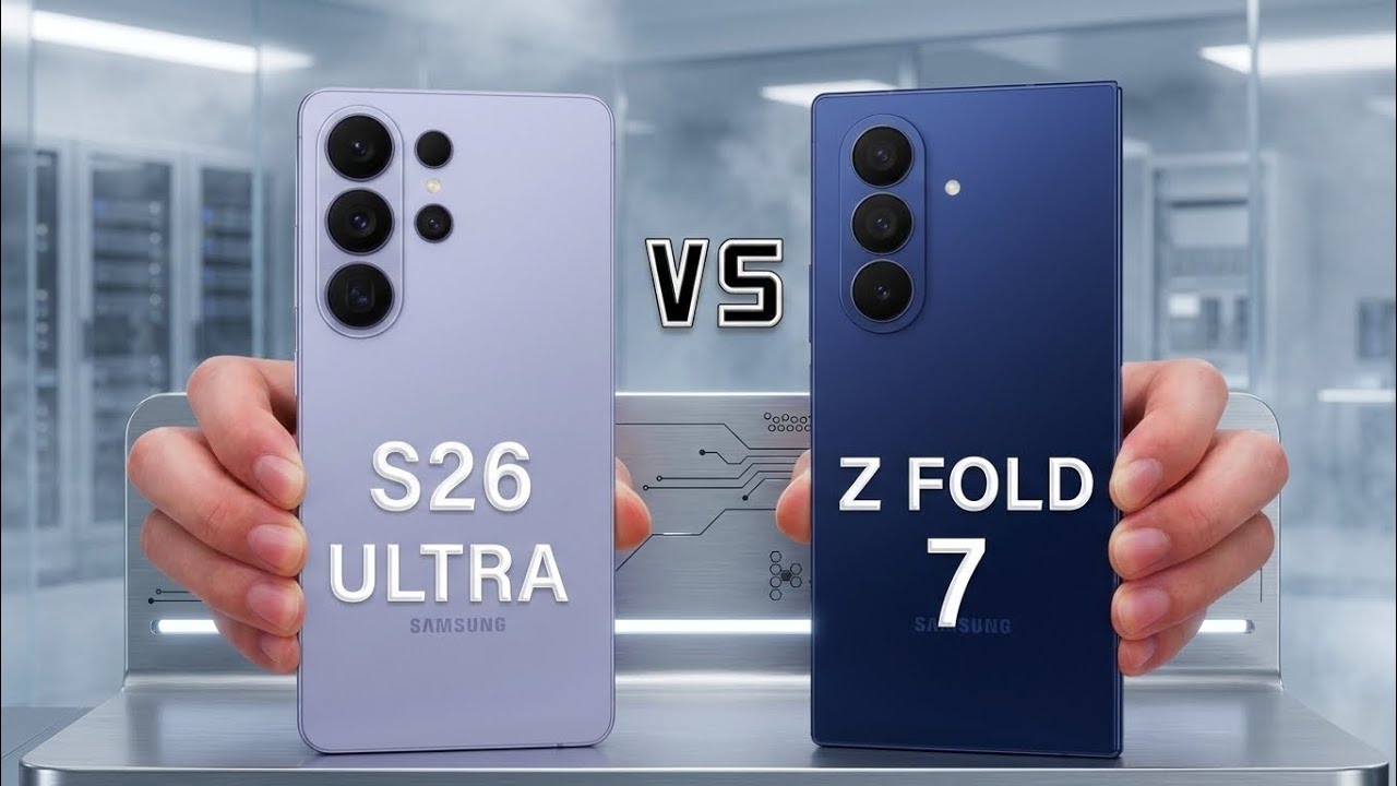مقارنة نارية 🔥 بين Samsung Galaxy S26 Ultra و Samsung Galaxy Z Fold 7 | مين يستاهل فلوسك في 2026؟ 