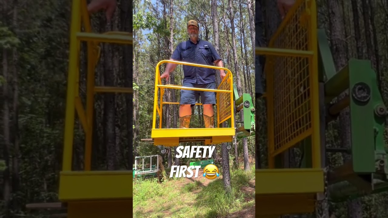Safety Dance #funny #tractor #tools #vevor #safety #happy #life #manlift #bucket #dance #shorts
