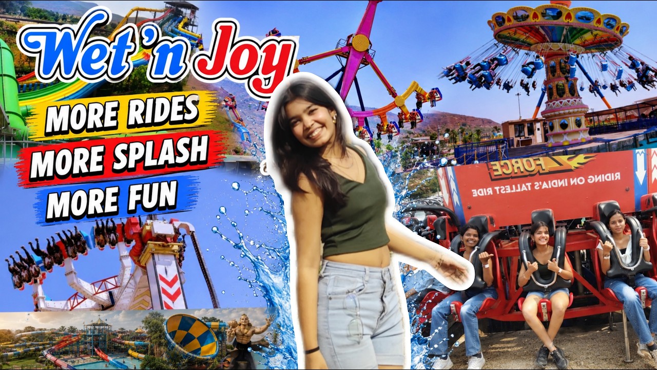 Wet N Joy Pune Vlog |🤯Can You Do REALLY Both Parks in One Day?| Unfiltered Shruti