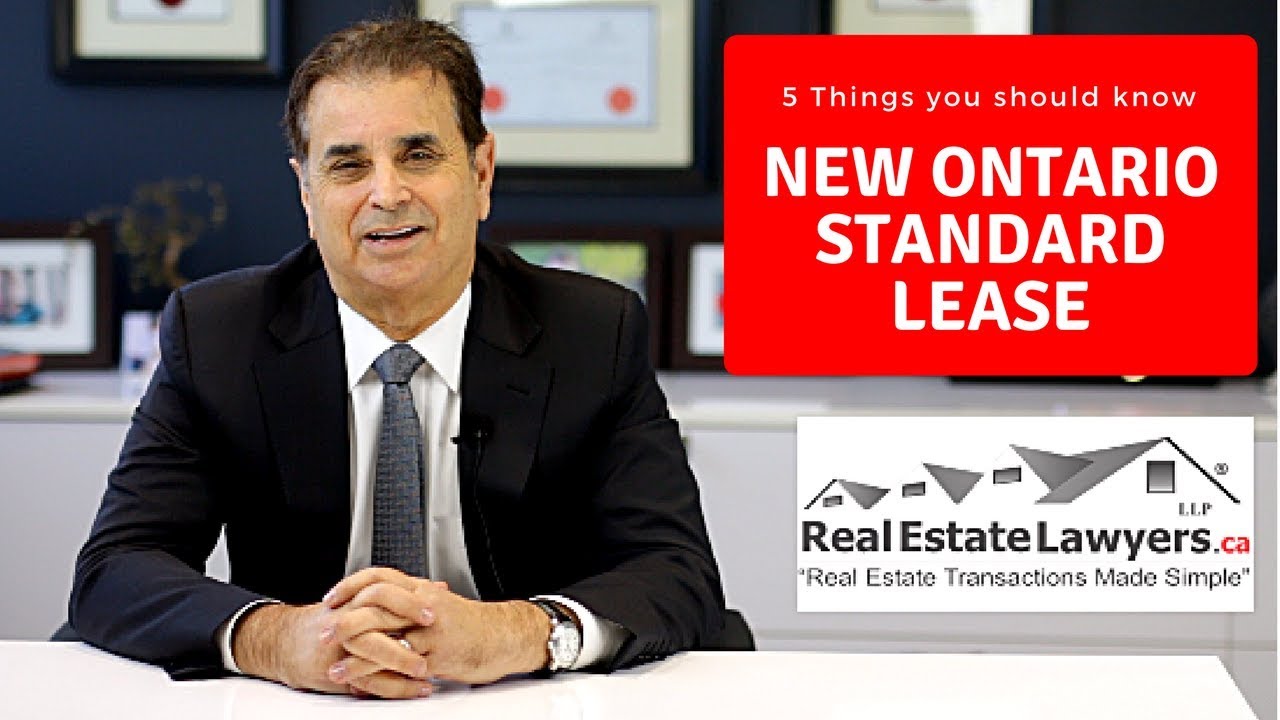 5 Things to Know about the Govt Standard Lease Form