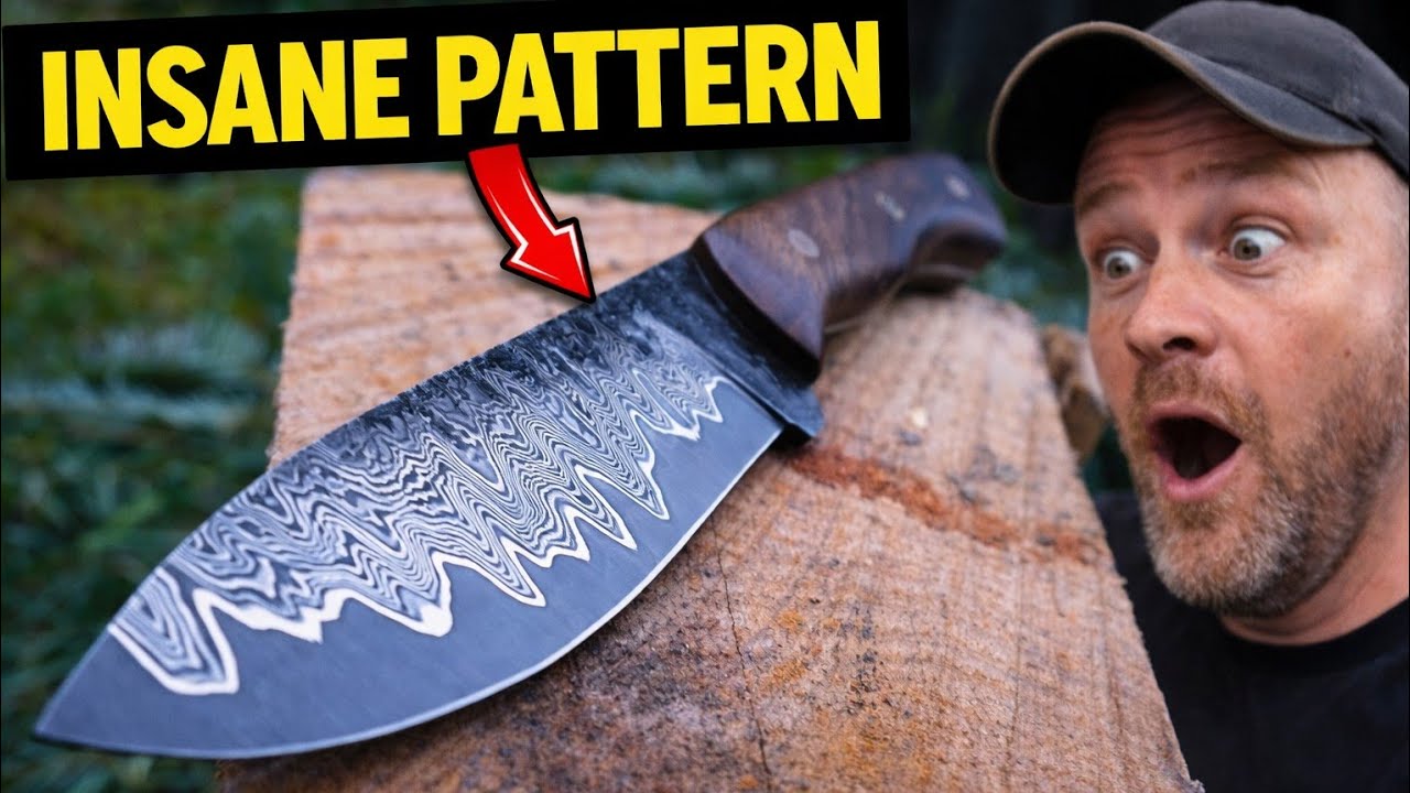This Might Be the Most Beautiful Damascus Knife I’ve Ever Made !!! ✅