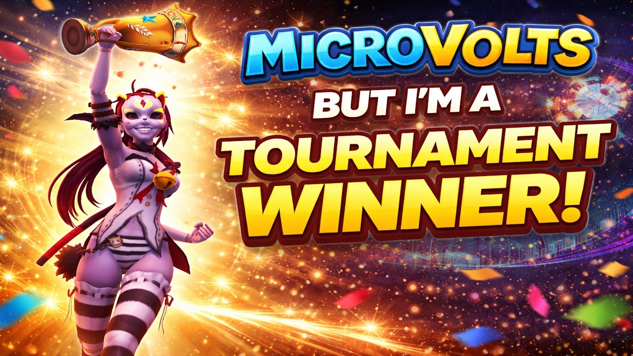 MicroVolts, but I&rsquo;m a TOURNAMENT WINNER&hellip; 🏆