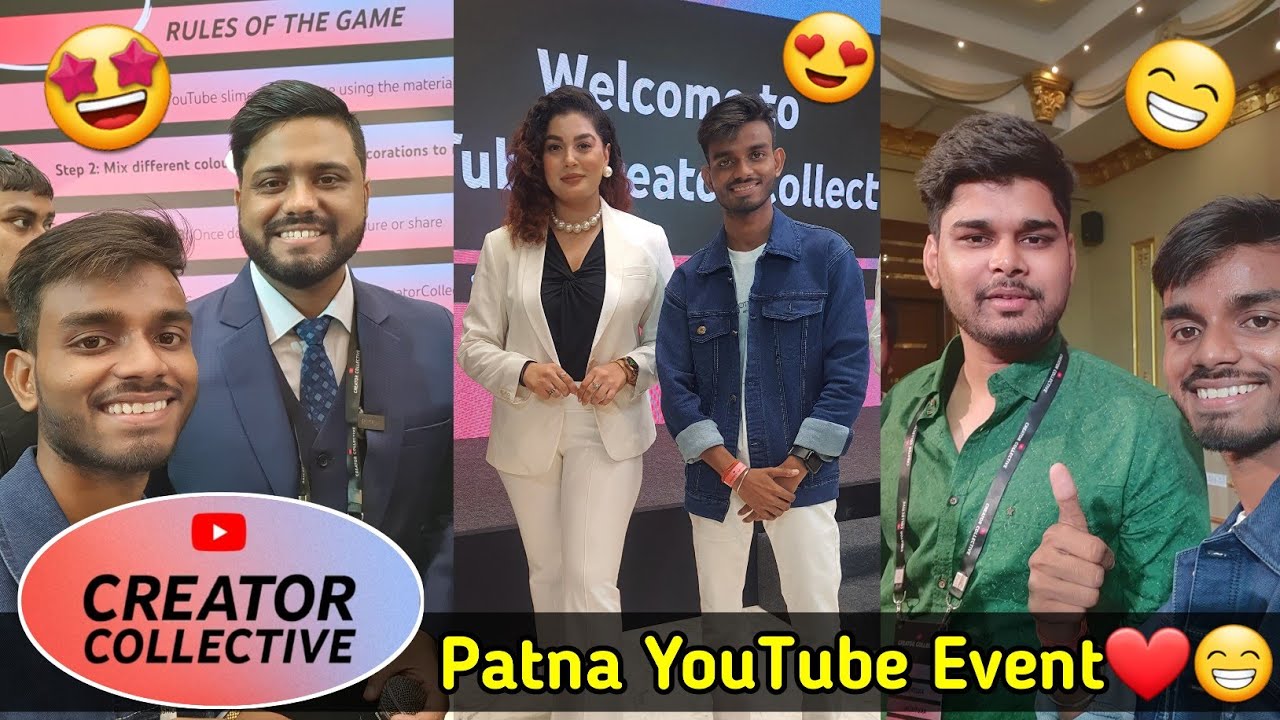 Patna Youtube Creator Collective Event 😍🔥 | @MahatmajiTechnical  @YouTubeIndia
