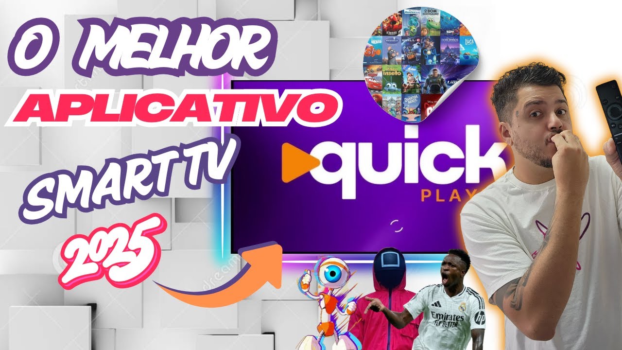 🟣 Quick Player &eacute; o Melhor Aplicativo para Smart Tv 2025 ! CONFIRA !