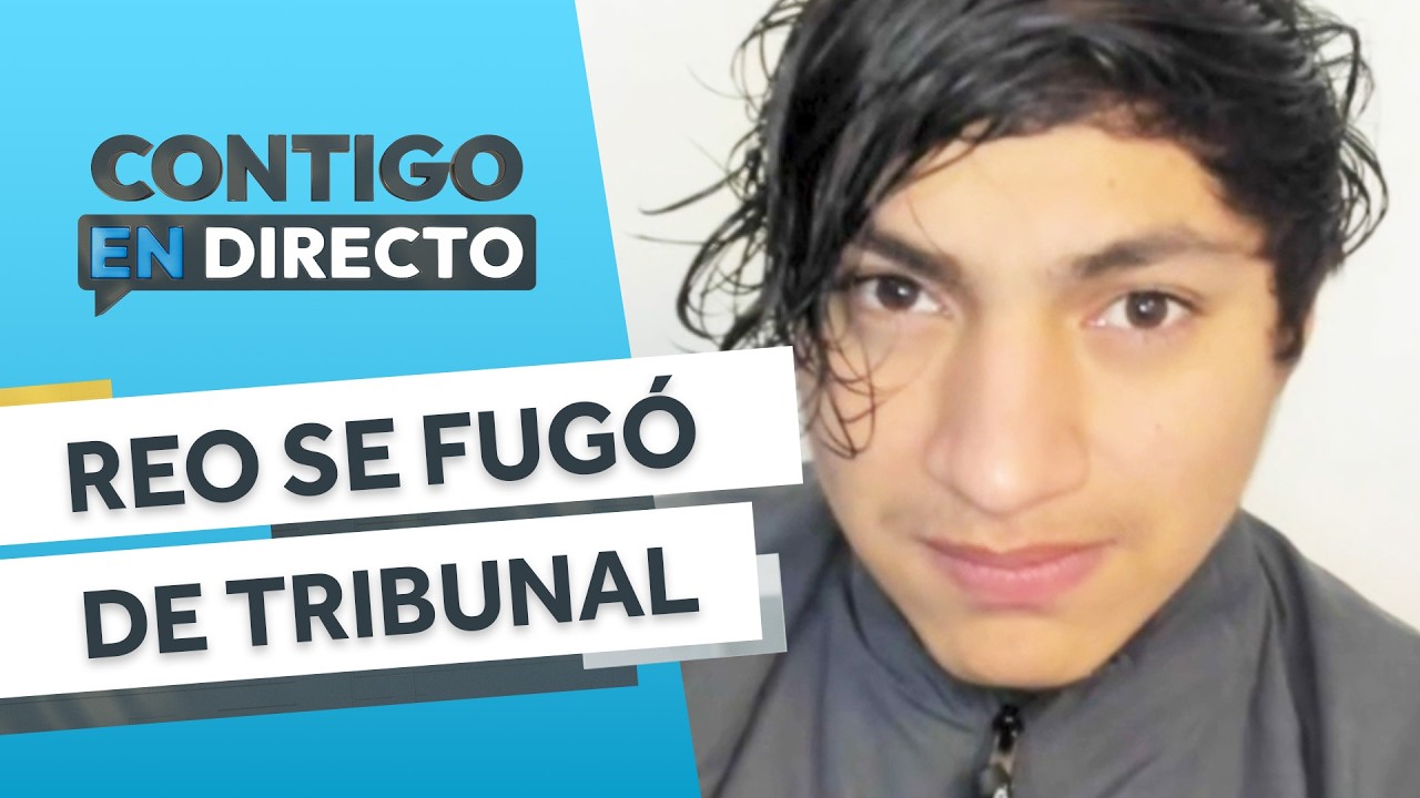 Así SE FUGÓ REO desde tribunal de Colina - Contigo en Directo