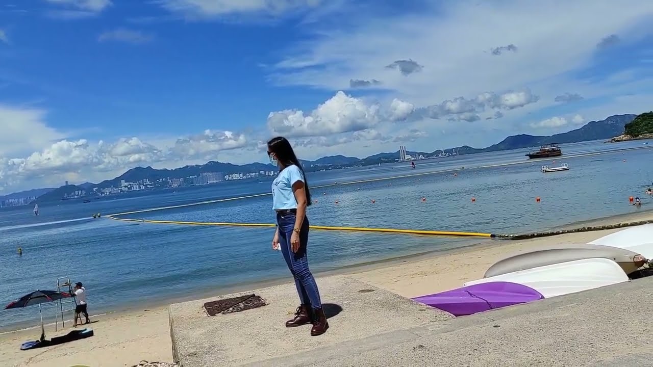 CHEUNG CHAU BEACH AND BEAUTIFUL ISLAND IN HONGKONG