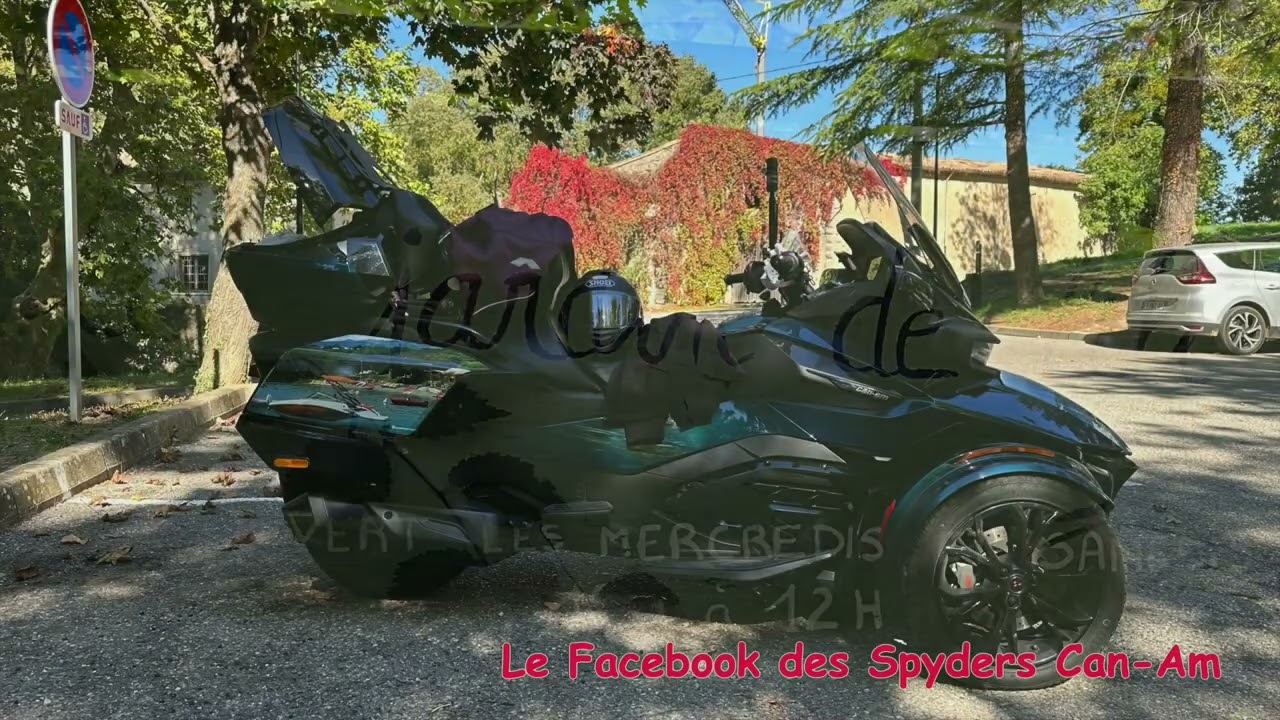 Can-Am Spyder RT en route pour 4 jours dans le golfe de Saint-Tropez  jour 1