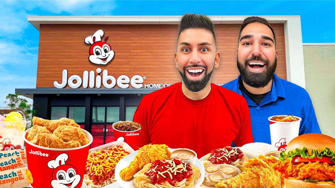 Впервые пробую JOLLIBEE! MUKBANG — ЖАРЕНАЯ КУРИЦА, РИС АДОБО И МНОГОЕ ДРУГОЕ!