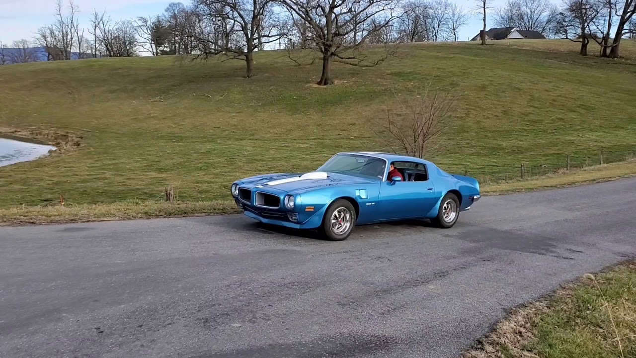 1971 Pontiac Trans Am 455 H.O. test drive