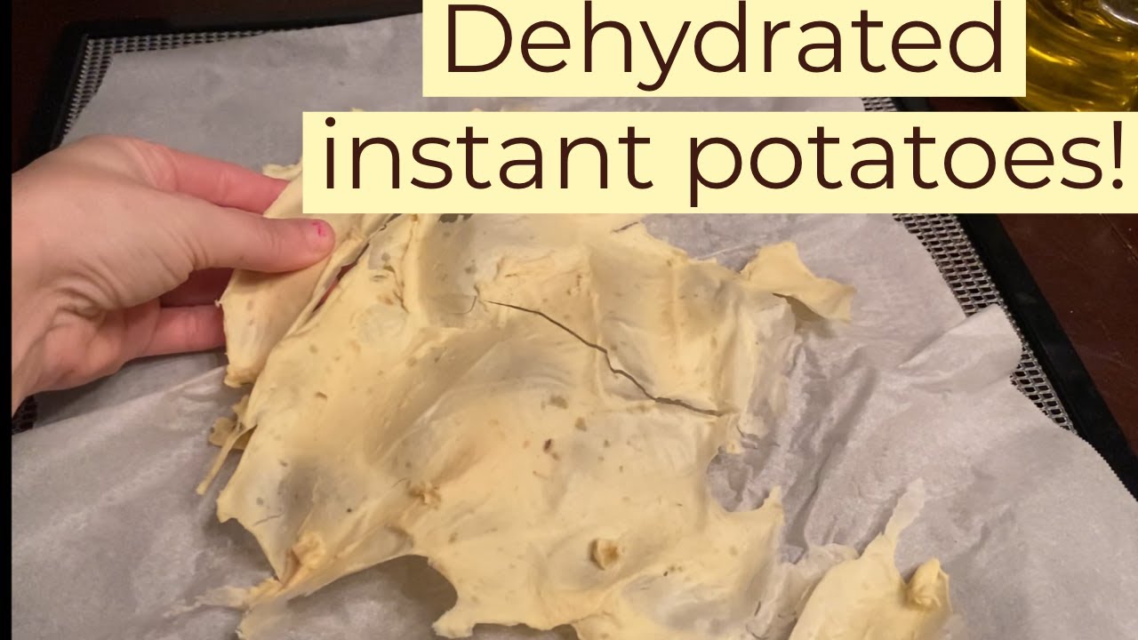 How to Dehydrate Potatoes for Instant Mashed Potatoes