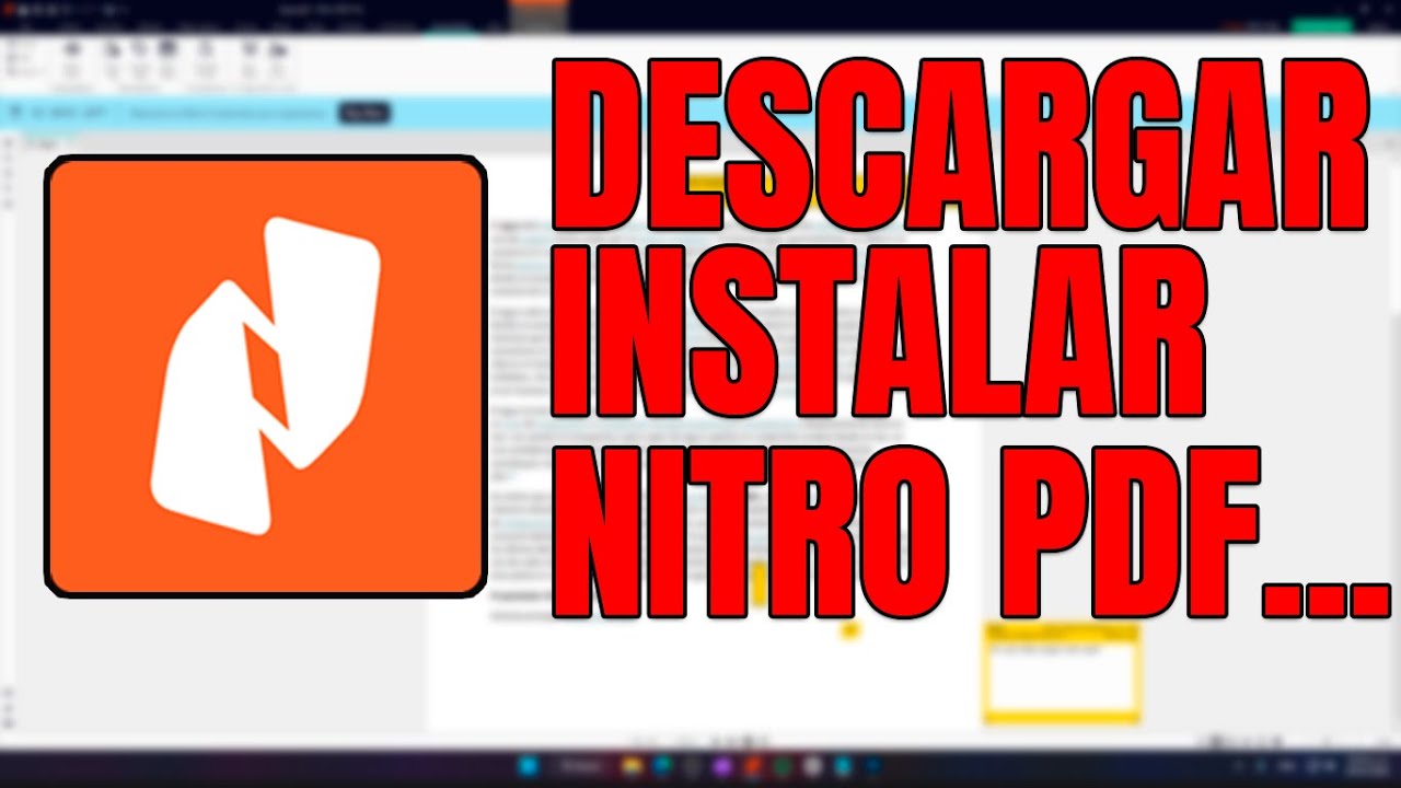 Cómo Descargar e Instalar Nitro PDF en 2026 | Todo sobre Nitro PDF