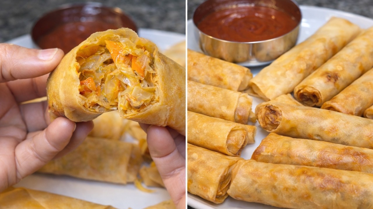 Perfect Homemade Chicken Spring Rolls | Ramadan Special