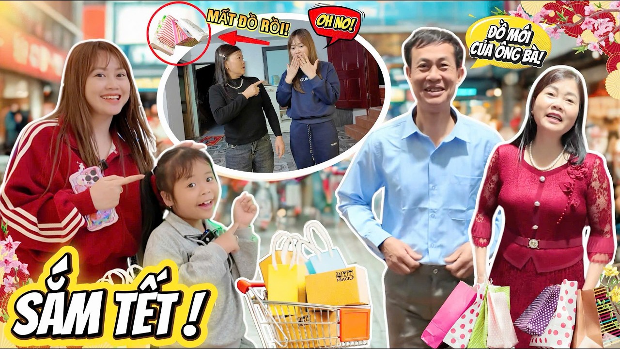 Biến Cuối Năm: Mẹ Hà Hí Đưa Mint Vy Và Ông Bà Ngoại Đi Sắm Quần Áo Tết, Tá Hỏa Khi Về Nhà Mất Hết Đồ