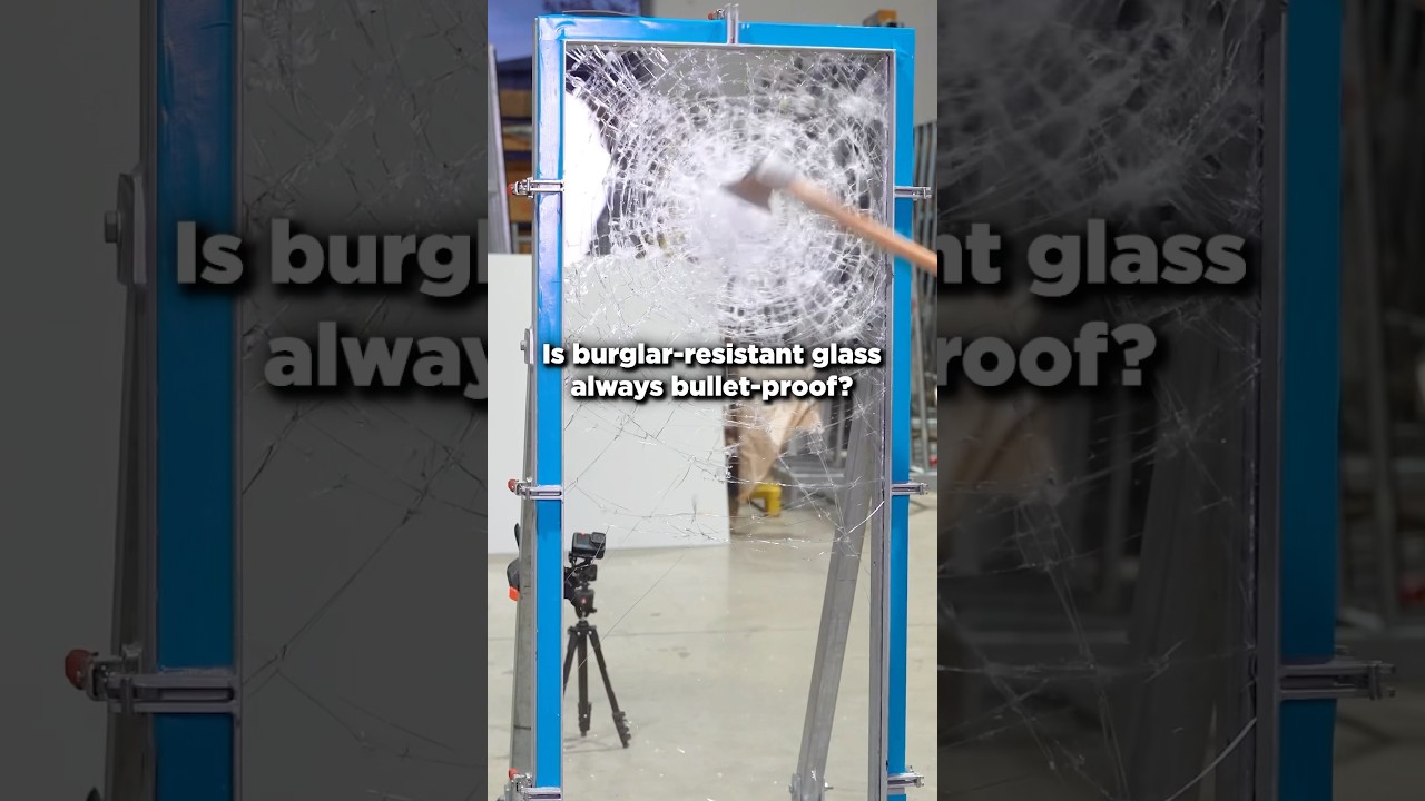 Thats the difference between burglar-resistant and bulletproof glass? #silatec #bulletproofglass