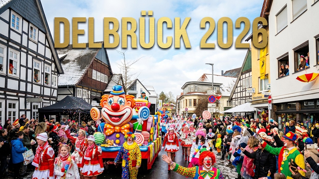 Karneval Rosenmontagszug Delbrück 2026 (Replay Livestream)