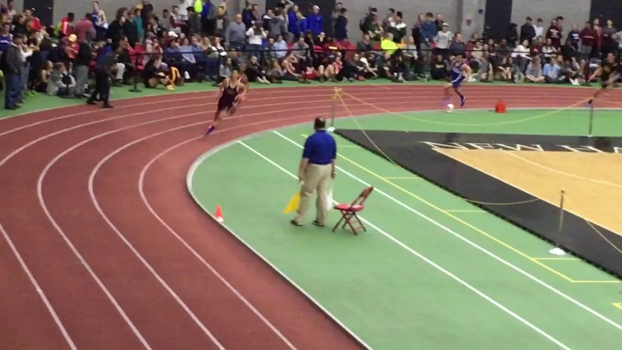 CIAC Class L Bristol Central Boys 4x400 Relay Indoor Track 2017
