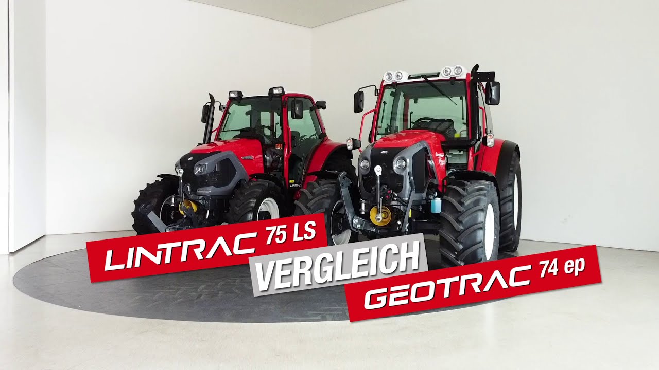 Vergleich: Lintrac 75 LS / Geotrac 74 ep