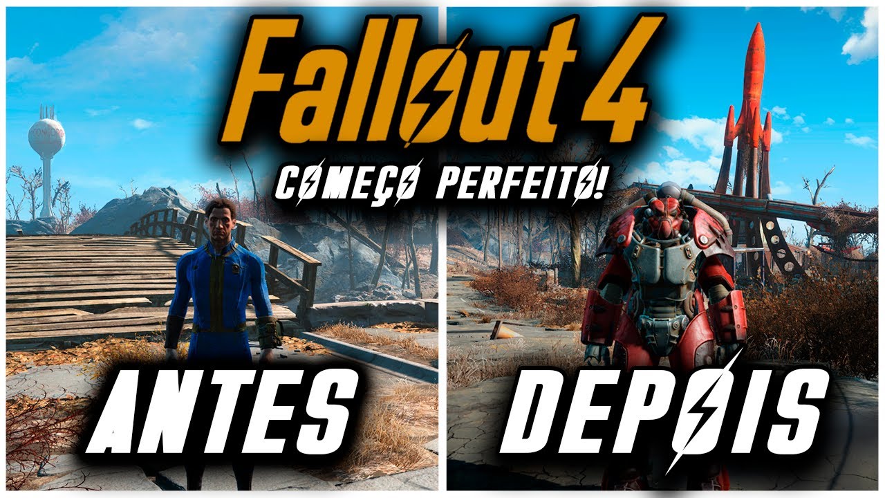 O MELHOR COME&Ccedil;O POSS&Iacute;VEL EM FALLOUT 4 (20 DICAS EM 5 MINUTOS)