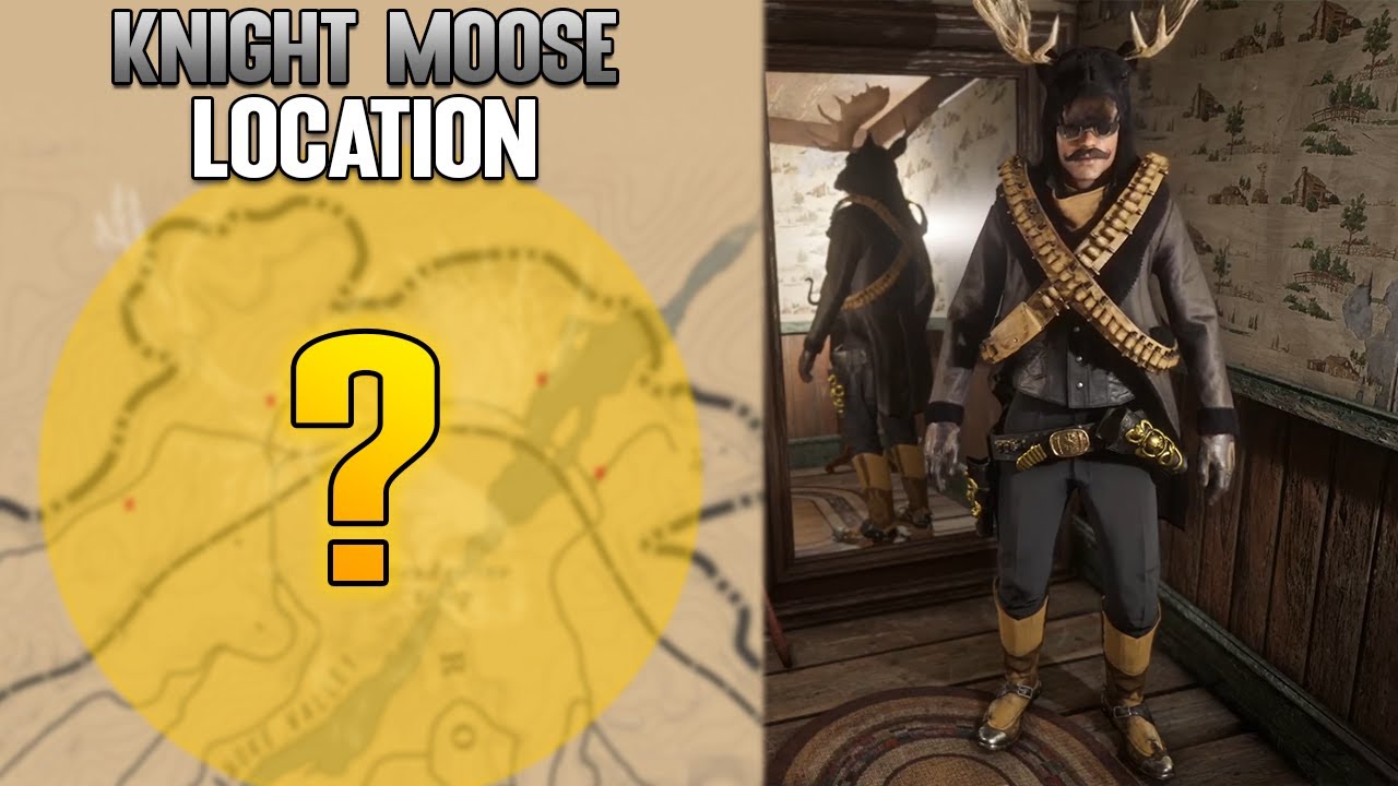 Legendary Knight Moose Location In Red Dead Online! - Knight Moose Garment RDR2