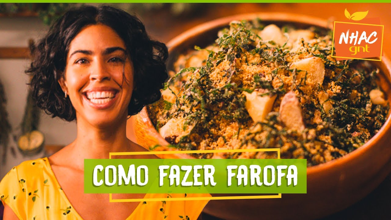 Farofa com rama de cenoura e folhas de beterraba e rabanete | Bela Gil | Refazenda