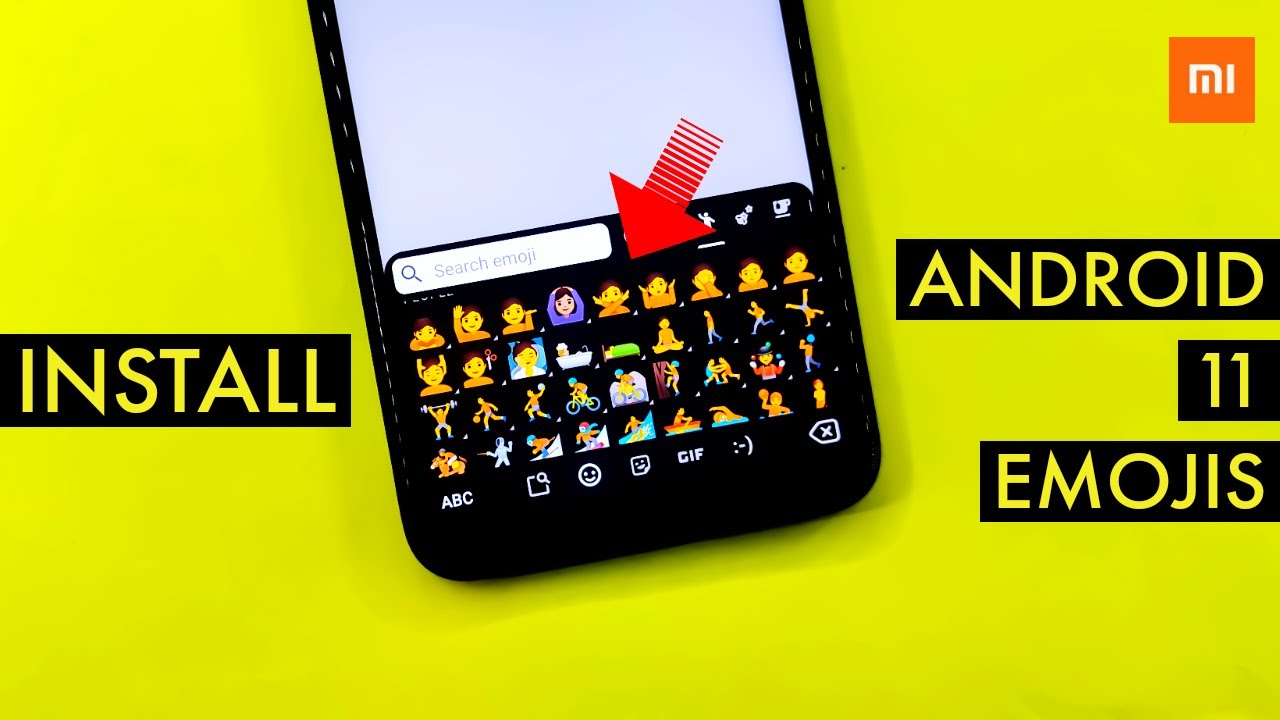 Install Android R 11 Emoji On Xiaomi Device | Pixel 4 Emoji