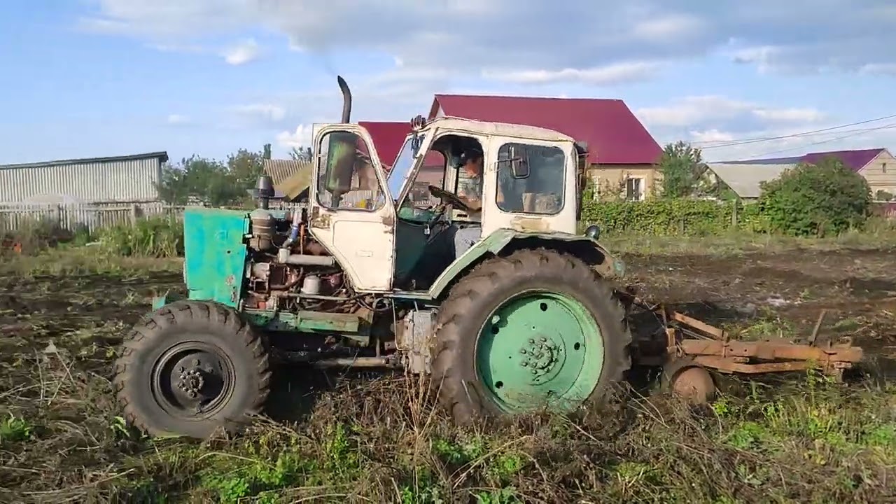 Вспашка Юмз(с турбиной) с передним ведущим мостом от Газ-66