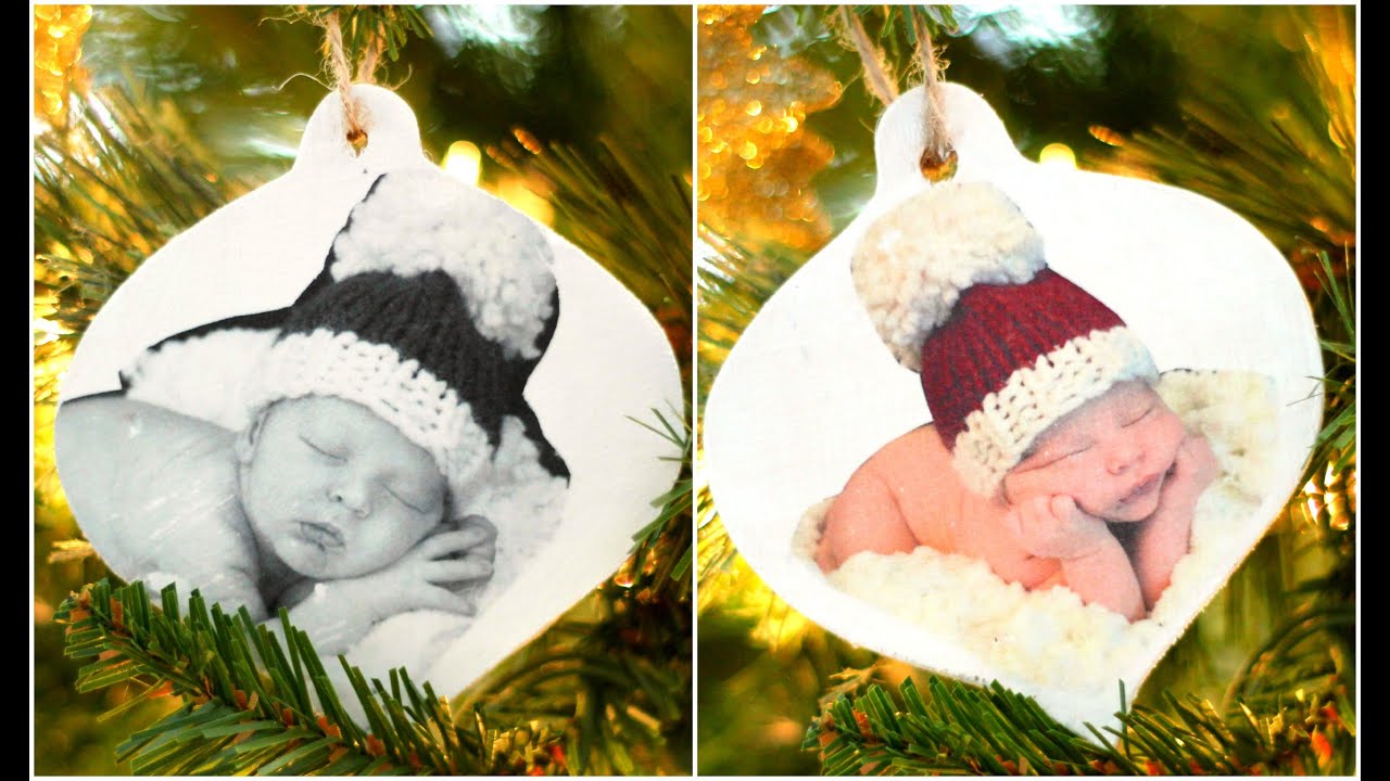 DIY | How to Make Christmas Photo Ornaments!