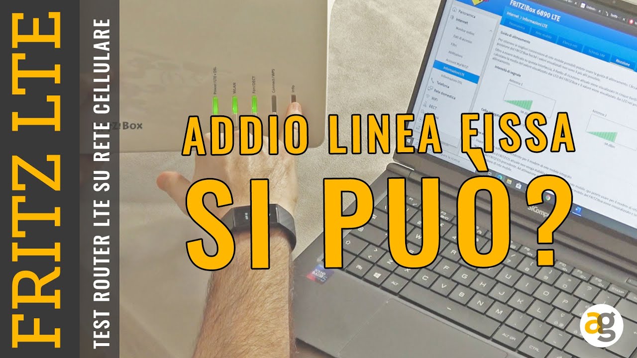 ADDIO LINEA FISSA! QUANTI DATI CONSUMIAMO? Bastano i GIGA? TEST ROUTER FRITZ LTE