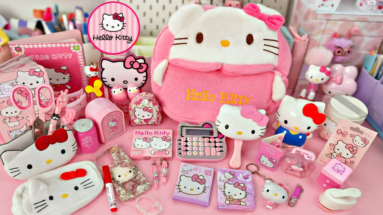 Unboxing the Cutest ♡𝓗𝓮𝓵𝓵𝓸 𝓴𝓲𝓽𝓽𝔂 ♡ Stationery Ever!≽^• ˕ • ྀི≼ 🎀✨📦