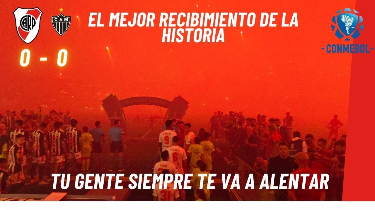🏟EL MEJOR RECIBIMIENTO DE LA HISTORIA DE RIVER Y DEL FUTBOL - RIVER vs MINEIRO -COPA LIBERTADORES 24