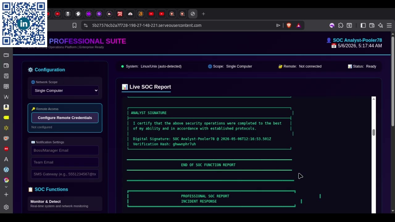 My Professional SOC Dashboard in action. #cybersecuritystrategy