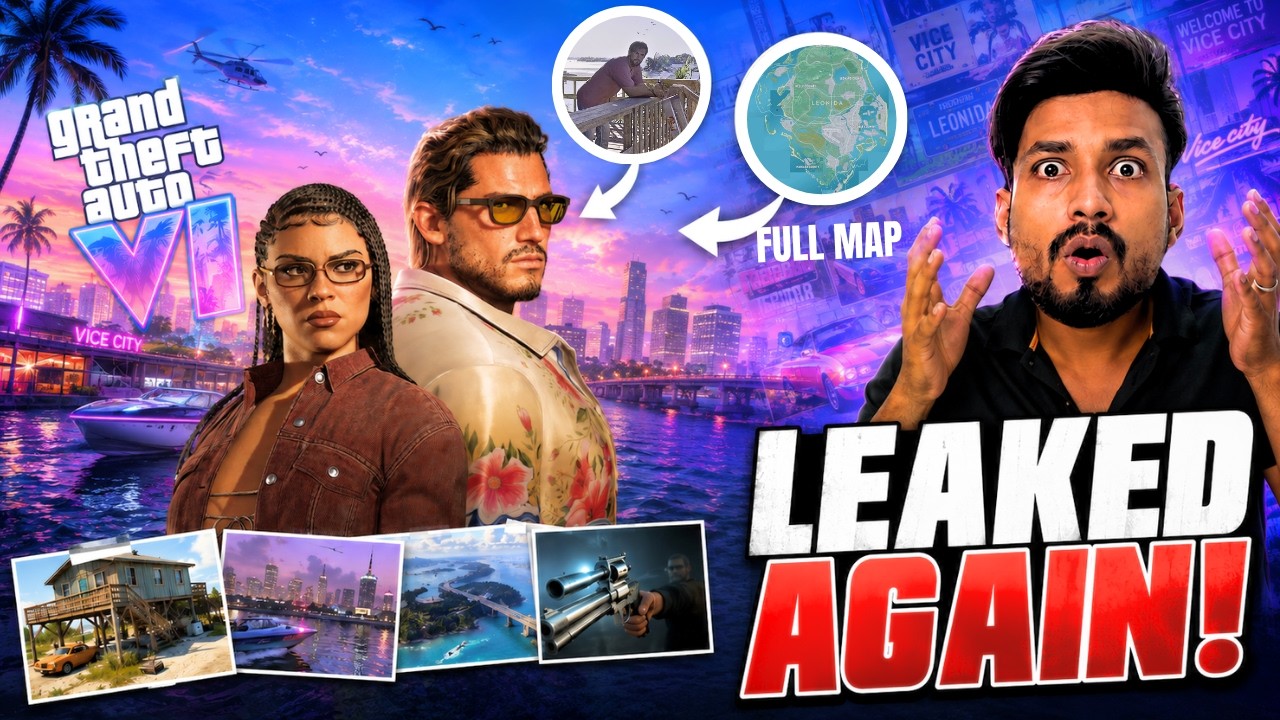 GTA 6 MASSIVE LEAK! 60FPS on PS5 &ndash; FULL MAP LEAK