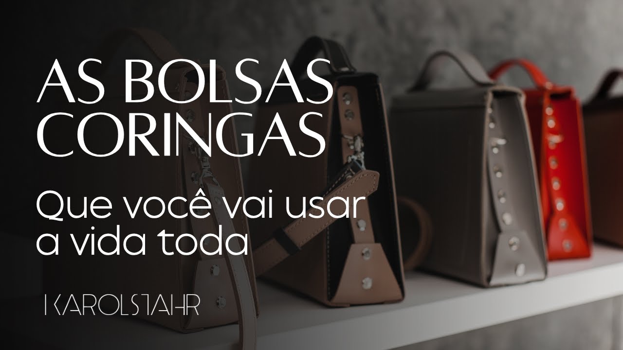 BOLSAS CORINGAS QUE TODA MULHER PRECISA