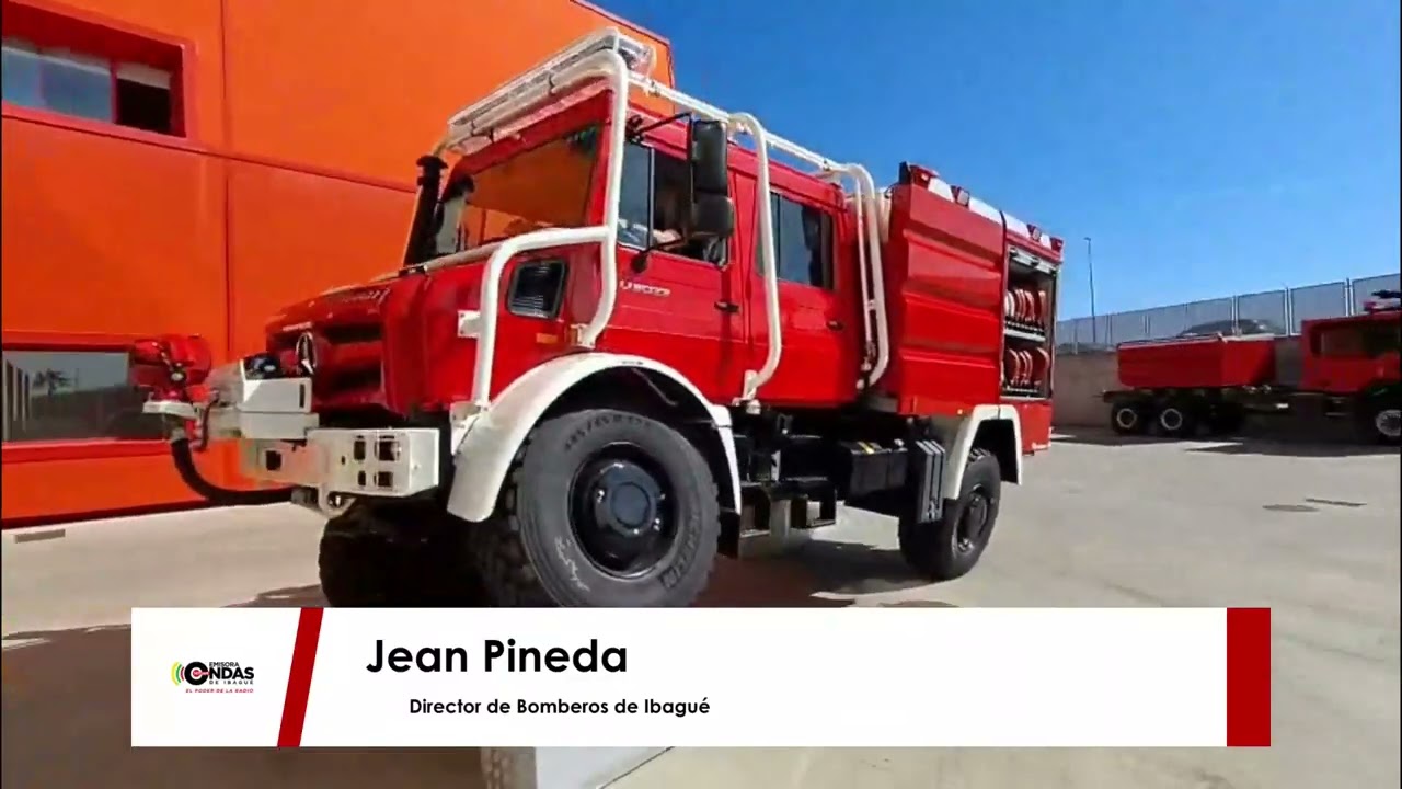 Ibagué contará con moderna máquina extintora para atención de incendios forestales en mayo