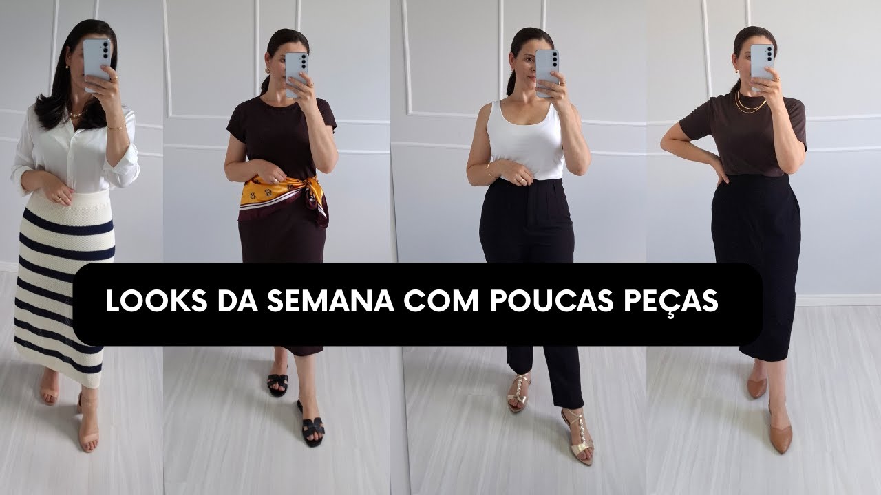 Looks da Semana com peças básicas e versáteis