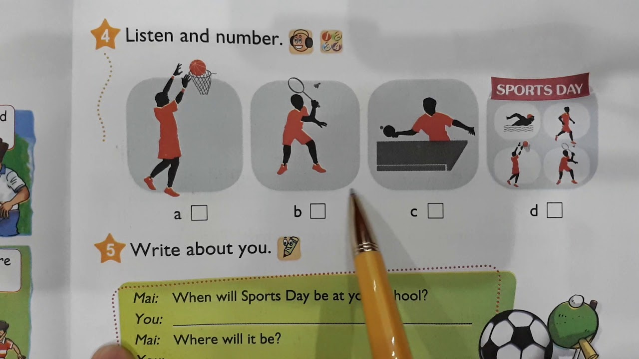 Tiếng Anh lớp 5 unit 10 lesson 2