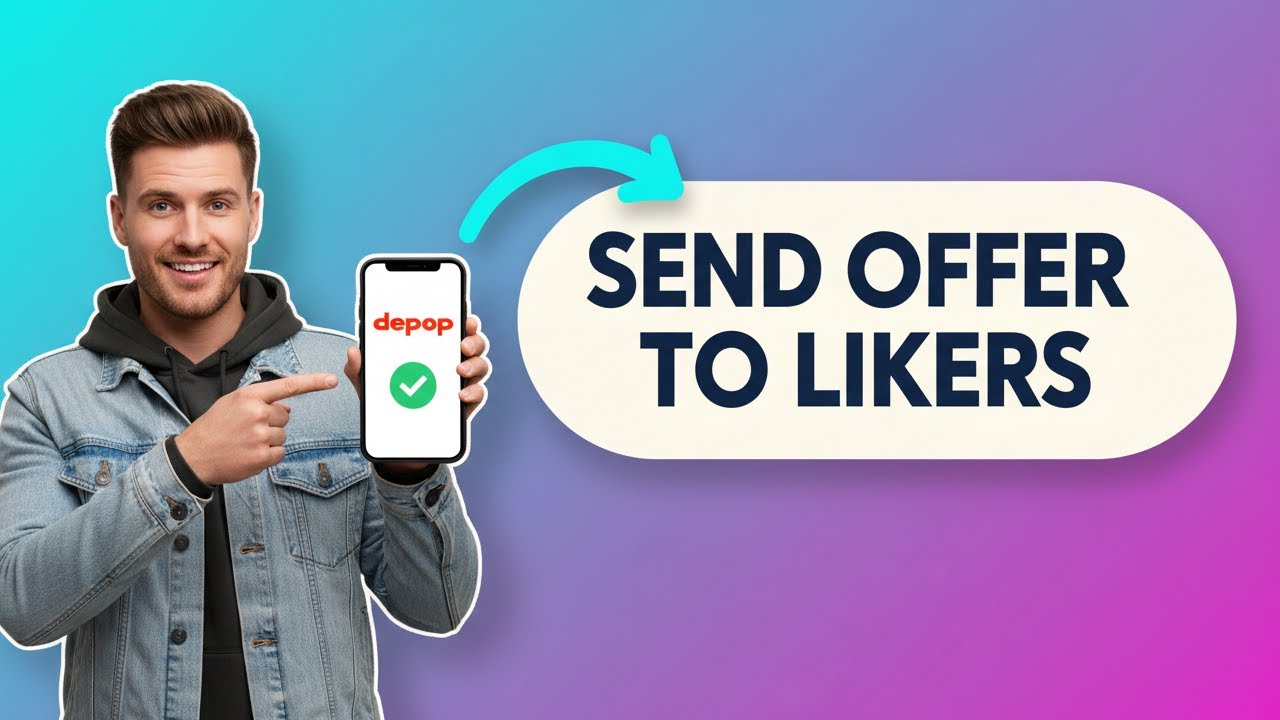 How to SEND an OFFER to LIKERS on Depop (Step by Step)