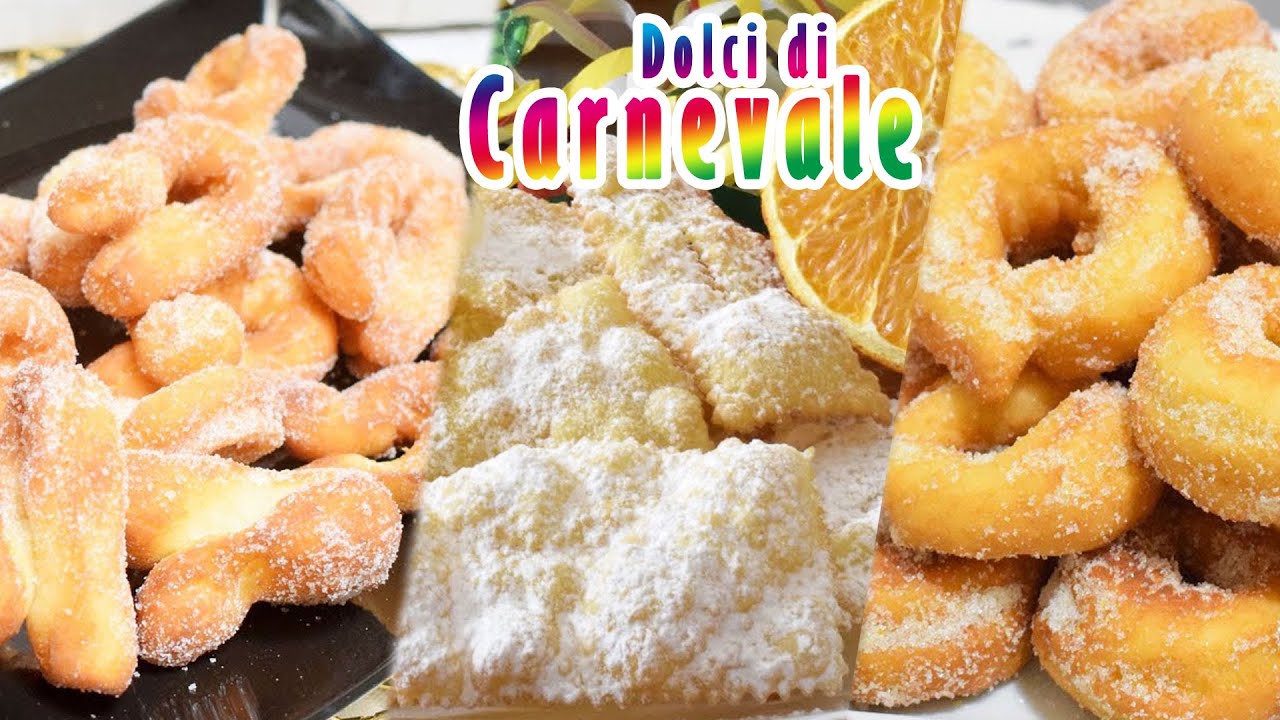 DOLCI DI CARNEVALE FRITTI SENZA LIEVITAZIONE