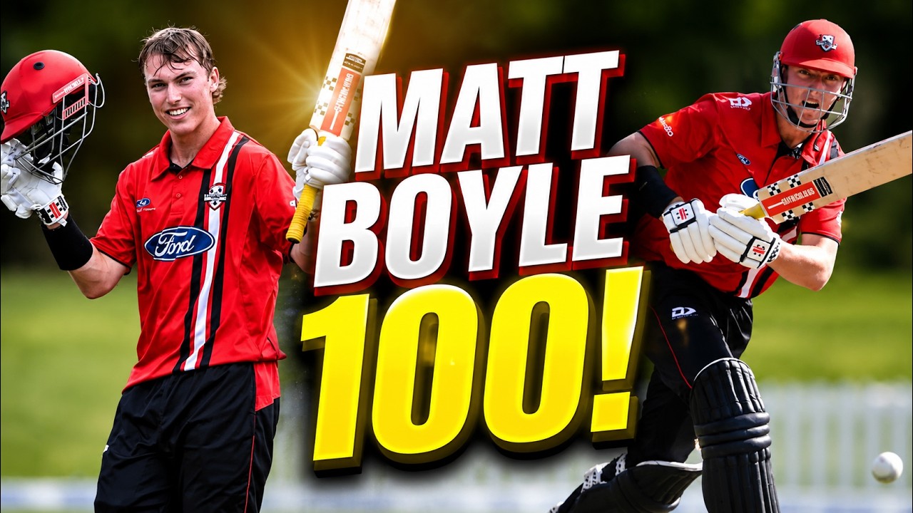 MATT BOYLE TBCC 100! | TBCC 1st XI vs Middleton 1st XI | Cricket Highlights