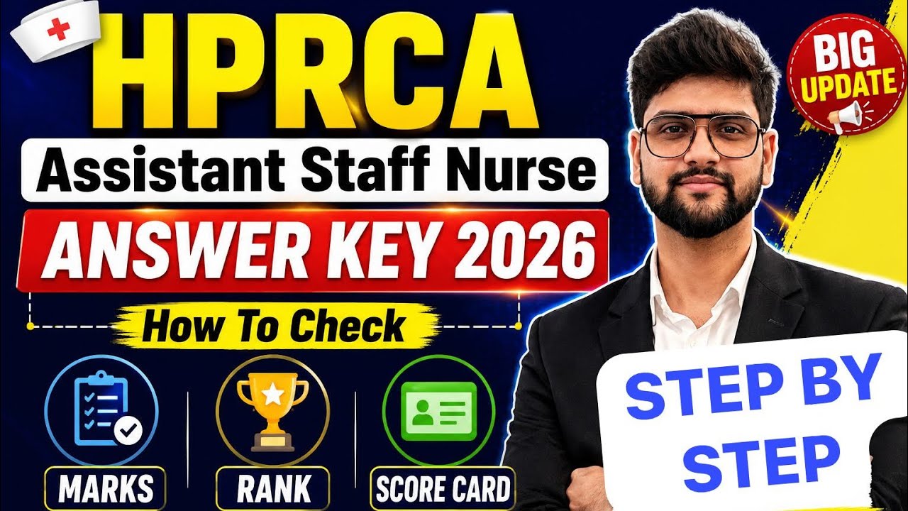 HPRCA Assistant Staff Nurse Answer Key 2026 | How To Check Marks, Rank & Score Card