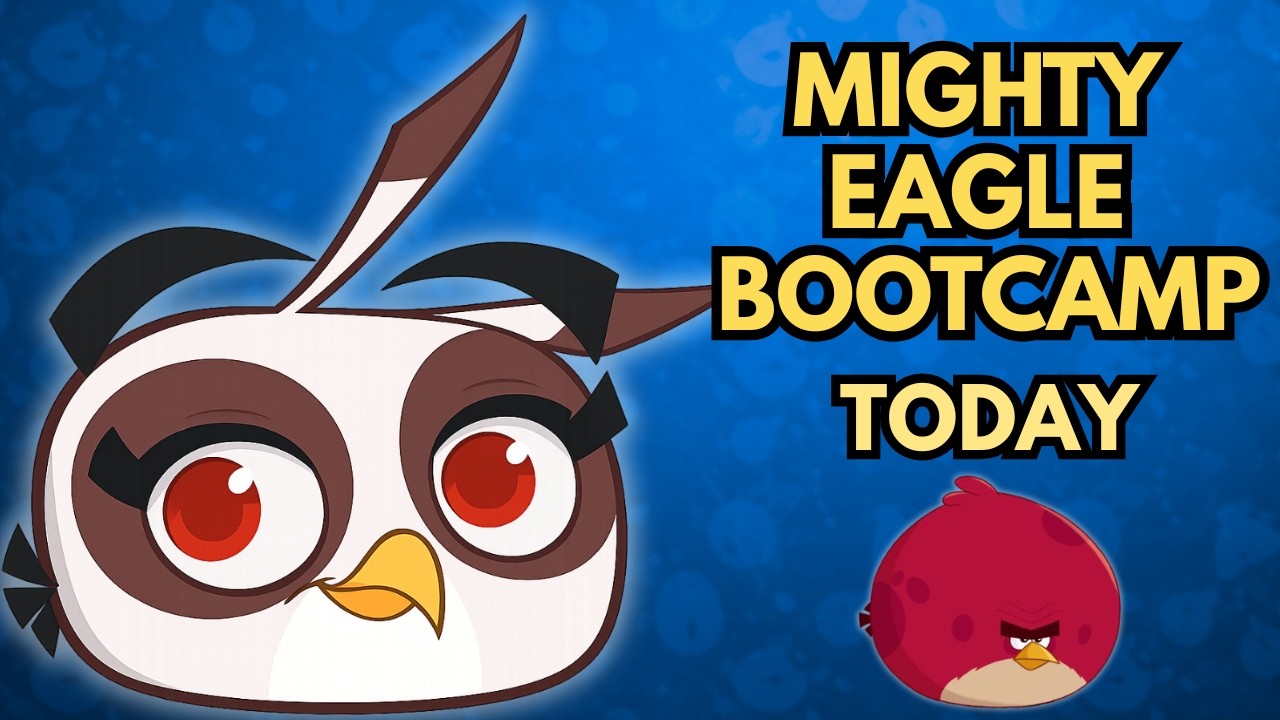 Angry Birds 2 - Mighty Eagle Bootcamp Today + DAILY CHALLENGE + (New Bird SHADE)