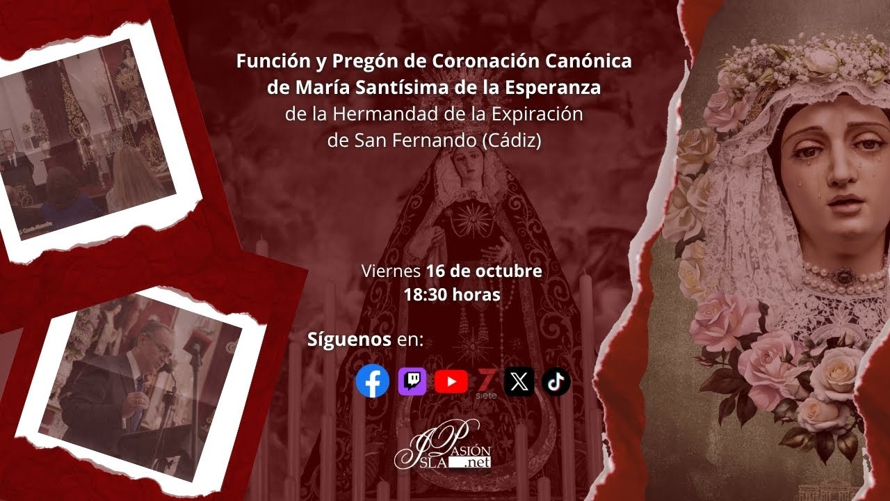 #DIRECTO | ISLAPASIÓN | Función y Pregón de Coronación de la Virgen de la Esperanza | 2025